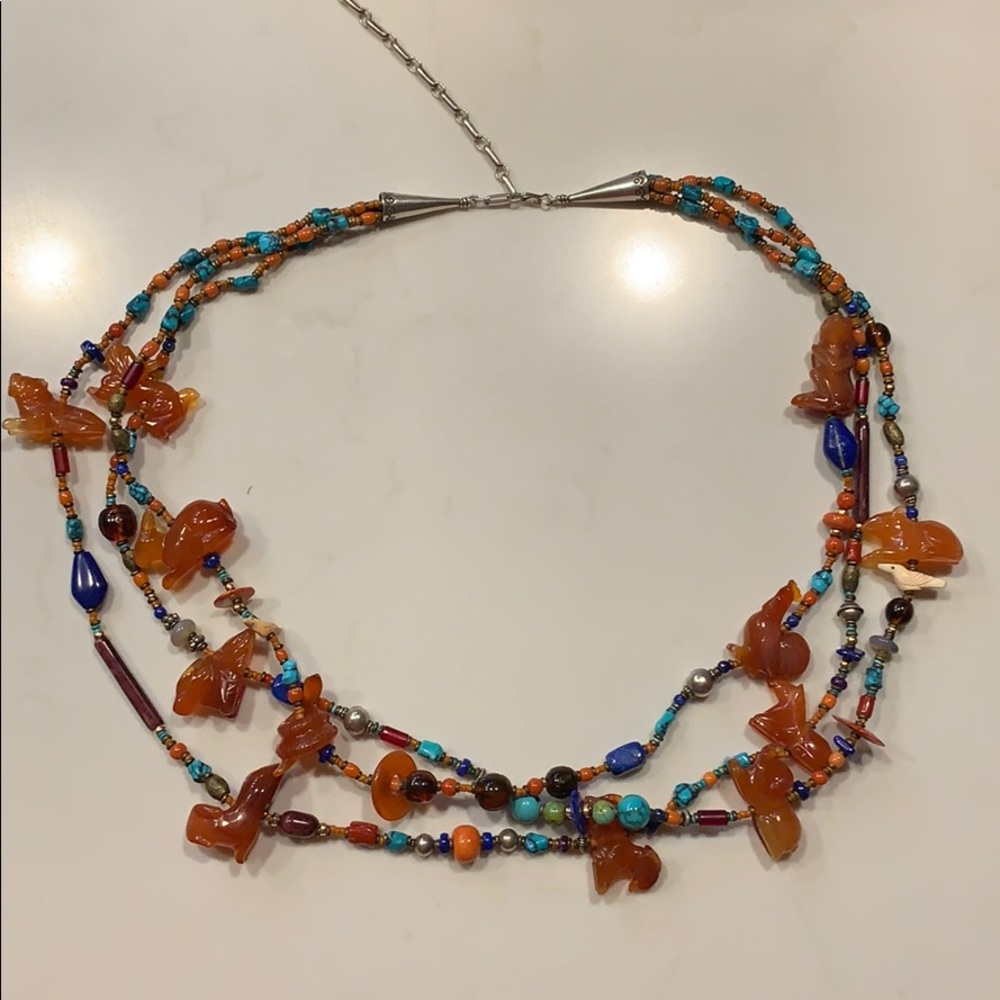 Vintage Animal Fetish Necklace